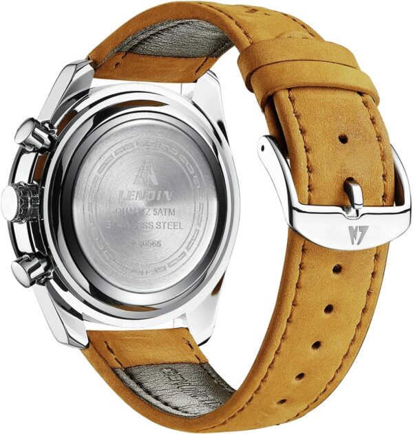 81MM4HSZQEL._AC_SL1500_-600x631 Mens Leather Watch